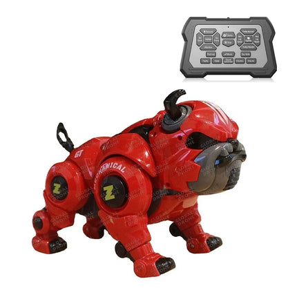 ZMW Remote And Gesture Control Mechanical Bulldog Intelligent Interactive Stunt Robot Toy With Flexible Limbs For