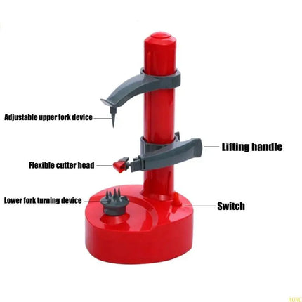 A0NC Electric Potato Peeler Electric Fruits Vegetables Peeler for w/ 3 (3 Colo
