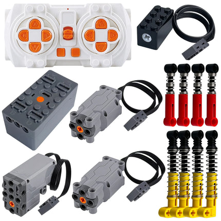 MOC Power Functions Enhanced Version M L XL Servo Red Motor Technical Part Building Block Toy Accessories Compatible with Brand