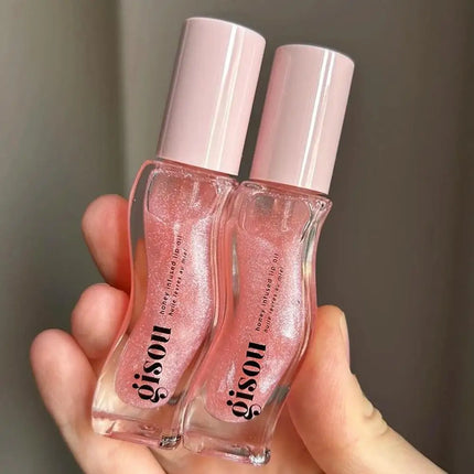 Water Light Honey Essence Lip Oil Long Lasting Moisturizing Fruity Shimmer Jelly Reduce Lip Lines Liquid Lipstick Gloss Makeup