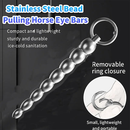 Metal Penis Plug Sounding,Urethal insert Men,Uretra Uretra Urethral Dilation Catheter,Urethra Dilator,Sex Toy for Man Penis Bead