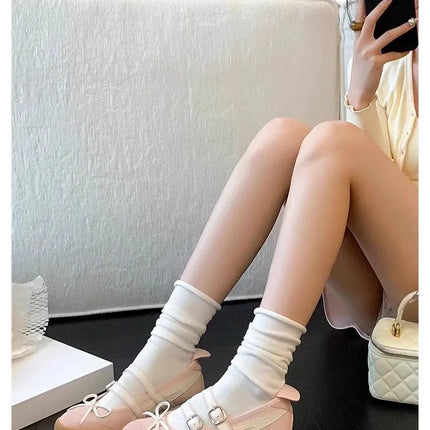 Women Flats Bow Ballet Dance Mary Jane Shoes Summer Sandals 2024 Fashion New Brand Dress Designer Casual Shallow Zapatos Mujer