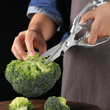 High Quality Multifunctional Kitchen Scissors Chicken Bone Scissors Fish Scale Scraper Bottle Opener Walnut Clip Kitchen Knife