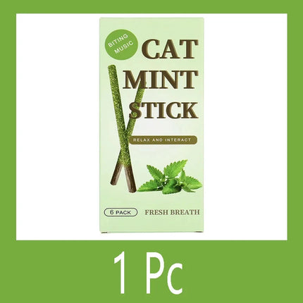 Natural Matatabi Cat Stick Mint Caught Bite Excited Rods Silvervine For Cat Teeth Cleaning Treating Pet Supply Cat Toys