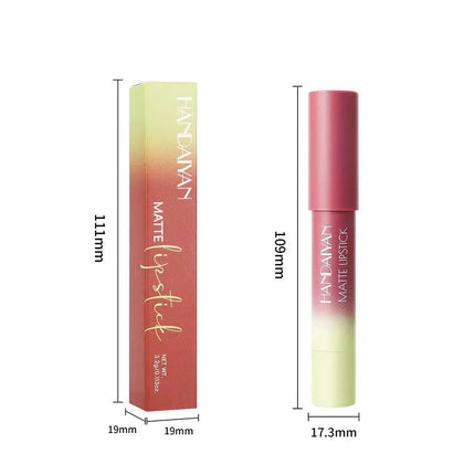 Lipliner Lip Liner Waterproof 8 Color Matte Crayon High Color Rendering Waterproof Cup Free Lipstick Tubular Lipliner Lasting