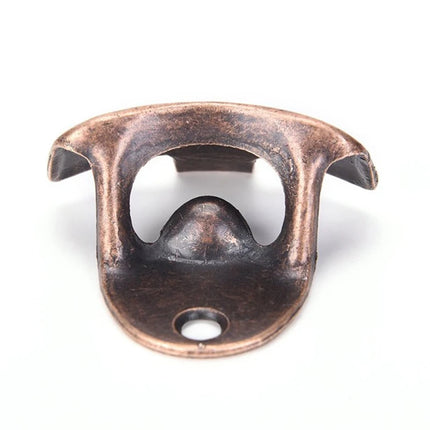 1Set Vintage Wall Mounted Wine Beer Bottle Opener Tool Keyring Bar Drinking Kitchen.