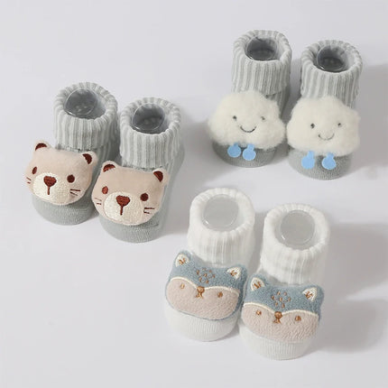Infant Baby Socks for Girl Boy Thin Cotton Breathable Cute Baby Accessories Unisex Newborn Boneless Short Socks