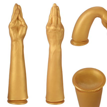 Huge Fisting Hand Buttock Anal Plug Strong suction cup Silicone Long Fist Vaginal Dilator Big Fist Anal Plug Gay And Lesbian Sex