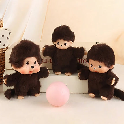 Monchhichi Plush Keychain Bag Hanging Accessories Kawaii Keychains Monkiki Doll Hanging Pendants Collection Birthday Gift モンチッチ
