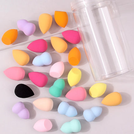 10/25/50/100-Pack Random Color & Shape Makeup Sponges, Latex-Free Blending Tools for Liquid/Cream/Powder