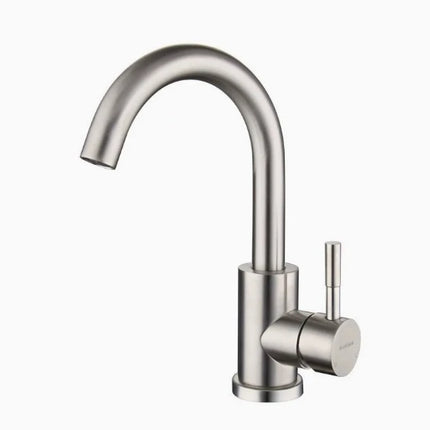 304 stainless steel kitchen faucet brushed gold wash basin hot and cold faucet bathroom swivel faucet