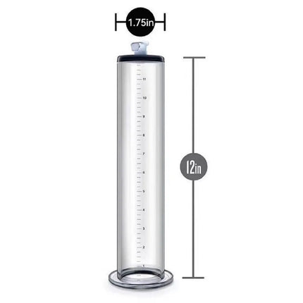 Manual Penis Vacuum Pump with Gauge, Acrylic Male Enlargement Extender Trainer, Masturbation Pump Adult Sex Toy Set for Men