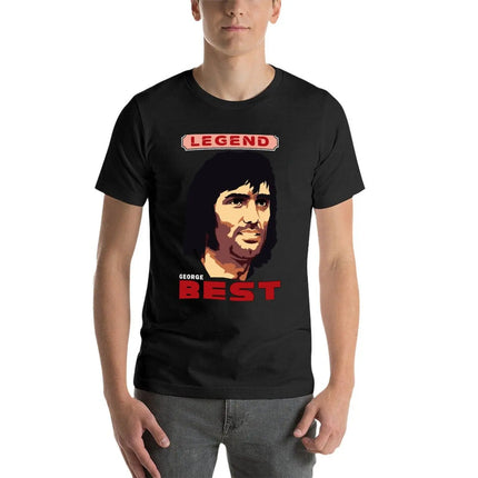 GEORGE BEST - Football Legend T-Shirt anime figures cheap stuff boys whites shirts graphic tees men clothing