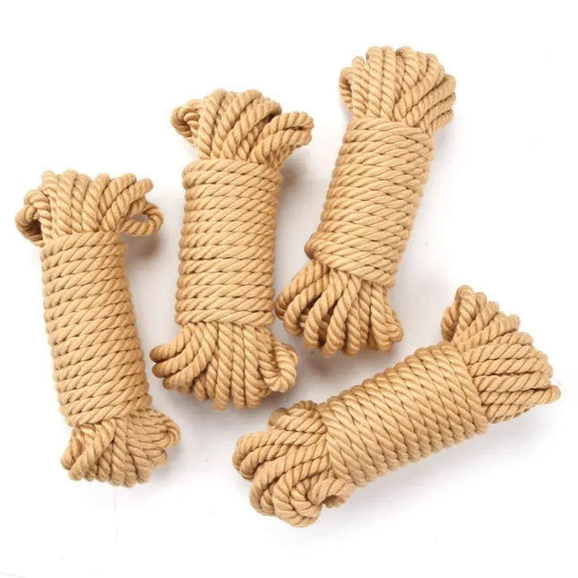 Bondage Rope 5M/10M/15M - Comfortable Body Binding Handcuff Restraints for Women Couples BDSM Flirting Toy
