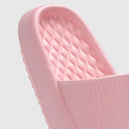 Lucyever 2026 Summer Non-slip Soft Cloud Slippers Women Comfy Eva Thick Platform Slides Woman Couple Bathroom Home Flip Flops 45