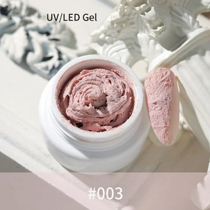 1Jar Drawing Carving Gel Nail Plaster Effect 3D Sand Texture Relief No need Wash Gel Polish UV LED Nails polish Lacquer Varnish