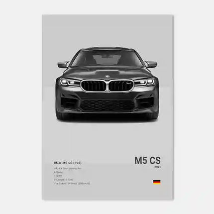 Pop Black And White Poster Wall Art Luxury Supercar F80 M3 M140 GTR HD Oil On Canvas Print Home Living Room Bedroom Decor Gift