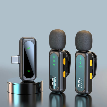 New Wireless Lavalier Microphone Video Recording Recording Podcast Noise Reduction mic  Live Gaming Phone  Android PC Mini Mic