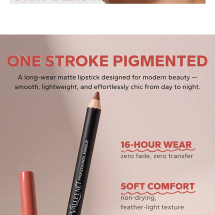 Thanksgiving/Christmas women's cosmetics gifts: 12 color matte velvet lipliner, natural&waterproof&easy to color lipstick pen.