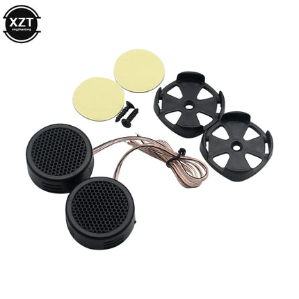 1pair Mini Dome Tweeter Loudspeaker 2x 500W Universal High Efficiency Loud Speaker Super Power Audio Sound Klaxon Tone For Car