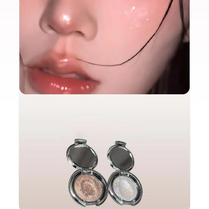 Light Shadow Highlighter Mashed Potato Diamond Shining High Gloss Paste Pearlescent Fine Flash Brightening Contouring Highlights