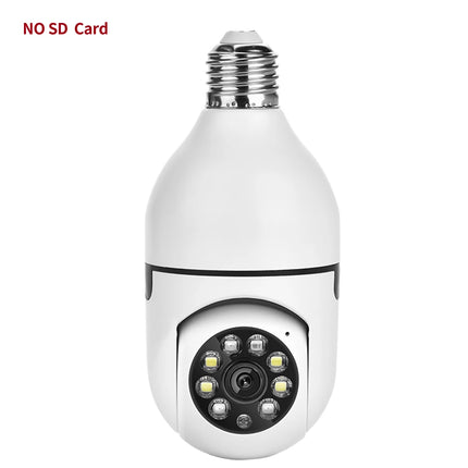 E27 bulb WIF surveillance camera PTZ night vision full-color HD automatic tracking CCTV baby monitor 1080P security camera ICSEE