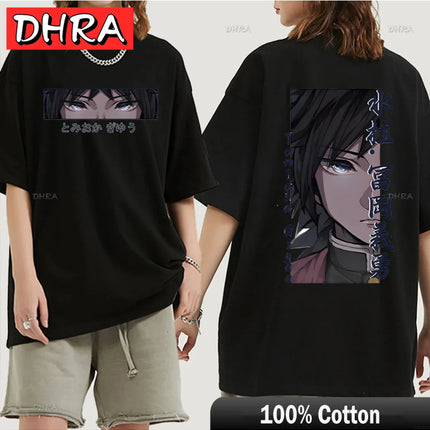 Demon Slayer T Shirt Nezuko Tshirt Women Kimetsu No Yaiba Top Tees Japanese Anime Tanjirou Kamado Tops Manga Harajuku T-shirt