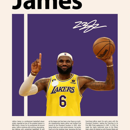 Basketball Players Series Poster Print Canvas Art Pictures Home for Living Room and Bedroom Modern Wall Decor Frameless Painting