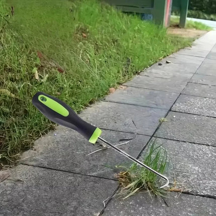 Ergonomic Heavy-Duty Weed Puller Manual Weeding Tool with Non-Slip Grip for Lawn Patio Gravel Effortless Root Remover