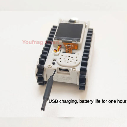 Pipeline Inspection Wireless Video Car Track RC Robot with Camera Maker Teaching Esp32 Scanning Code Networking DIY Program Toys