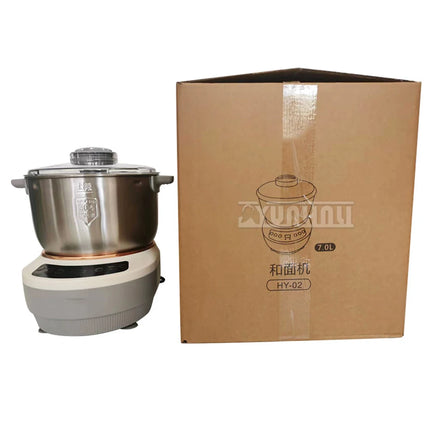 7L Stainless Steel Food Mixer Electric Dough Kneading Machine Automatic Large Capacity Dough Mixer HY-01 2025 NEW