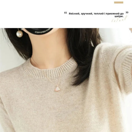 Summer New Women's Knitted Short Sleeve T-shirt Thin Wool Cashmere Short Sleeve Loose Fit Round Neck Top Outerwear Straight Cut