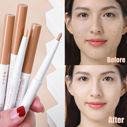Waterproof Dark Circles Concealer Pen Silkworm Lying Pen Pockmark Eyebrows Beauty Light Concealer Pencil Makeup Concealer Stick