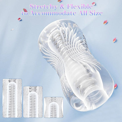 TPE Male Masturbation Sleeve Male Masturbator Sex Toys  Adult Sex Toy Pocket Pussy Penis Training Sex Toy for Men 3D Realistic