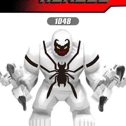 Building blocks, Marvel superheroes, assembled dolls, Spider Man, Iron Man, Venom, Shark, Deadpool, DIY gifts, children's toys