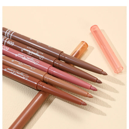 Lip Liner to Outline the Lip Shape, Novice-Friendly, Natural and Delicate, Pouty Lip Pencil, Waterproof, Matte, Nude Color Lip Liner