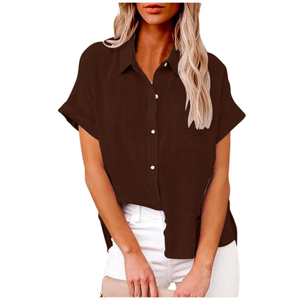 Short Sleeve Tops Tee Women Blusas Summer Loose Ladies T-Shirts Cotton Linen Blouse Woman Clothing Casual T Shirt Camisas Mujer