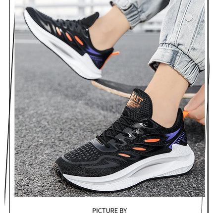 Men's Breathable Sports Shoes Spring New Mesh Casual Fashion Versatile Trendy Men's Shoes Summer Running Shoes Suitable for Outdoor Sports