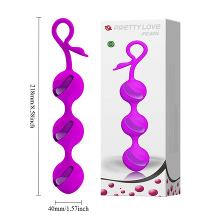 Detachable Kegel Ball Vaginal Tighten Silicone Ben Wa Balls Jiggle Ball Shrinking Ball G-spot Anal Stimulation Anal Bead Sex Toy
