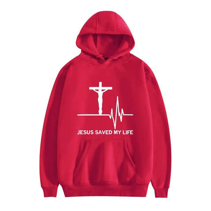 2024 New Spring and Autumn Men's Leisure Outgoing Sports and Fitness Hoodie Printed Leisure Loose Hooded Plush Couple Sweater