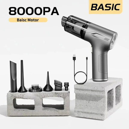 CENRR 98000PA Mini Car Vacuum Cleaner Cordless Powerful Wireless Car Cleaner HandHeld  Air Gun Portable Vacuum Cleaner