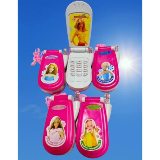 Lovely Children's Mobile Phone Toy Lighting Music Science And Education Parent-Child Interactive Kindergarten Holiday Gift