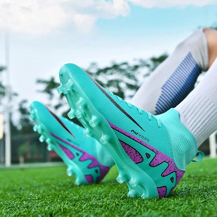 Original Men Football Field Boots Professional Society Indoor Boys Soccer Shoes Match Training Resistant Kids Football Shoes