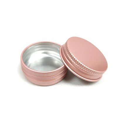 10/20/50pcs Golden Aluminum Jar 30ML Empty Aluminum Case 60g Black Tins Lip Balm Cans Cream Pots Cosmetic Container 120g MC1351