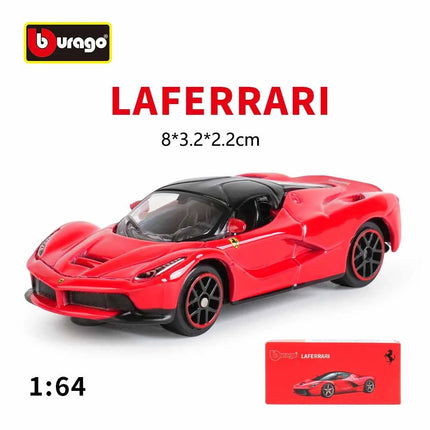 Bburago 1:64 Ferrari Series,SP3 458 599 ENZO F12 SF90 812 Alloy Diecast Models,Mini Simulation Cars Gift Set