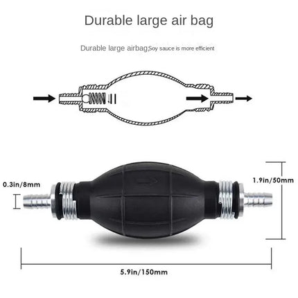 Pompe à essence manuelle pratique, pompe à carburant de voiture, pompe à paille manuelle Durable pour la réglage de l'essence li