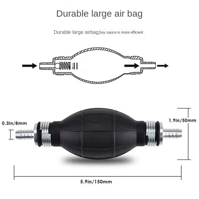 Pompe à essence manuelle pratique, pompe à carburant de voiture, pompe à paille manuelle Durable pour la réglage de l'essence li