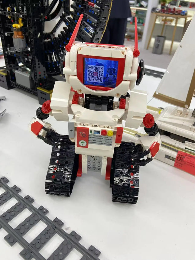 Ai Boris Ai Rc Robot Building Block Assembly Model Voice Interactive Dialogue Intelligent Programmable Toy Gift For Boys