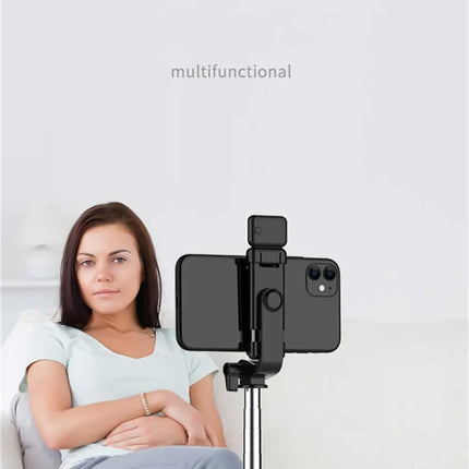 Bluetooth Selfie Stick Retractable 360 Rotation Portable Selfie Stick Multi-functional Mini Tripods with Wireless Remote Shutter