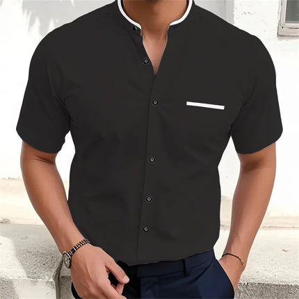 Men's shirts, 3D printed men's tops, plus size business office clothing, XS-6XL, comfortable and soft fabric, fast delivery